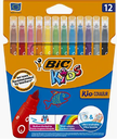 FEUTRES COLORIAGE KID COULEUR - ETUI DE 12 BIC KIDSIC